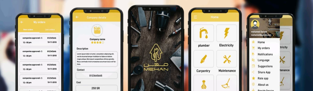 Mehan mobile application