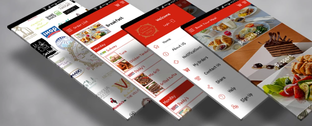 Create a mobile app to easily order meals